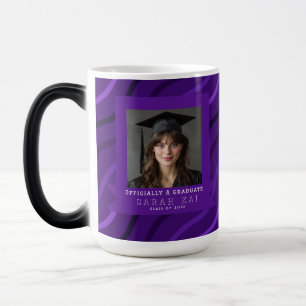 Taza Mágica Impresión de franja en negrita de graduación unive