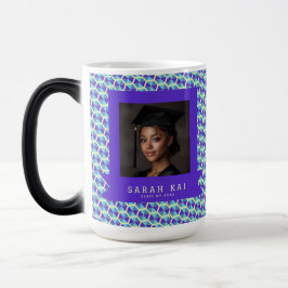 Taza Mágica Impresión de Hexágono Lindo Amigo Grdauación