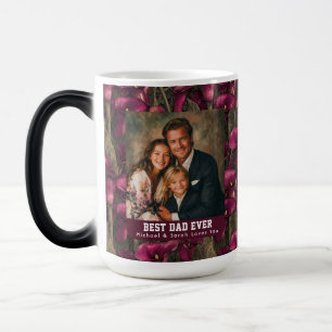 Taza Mágica Impresión de Lirios Calla para Papá por Primera Ve