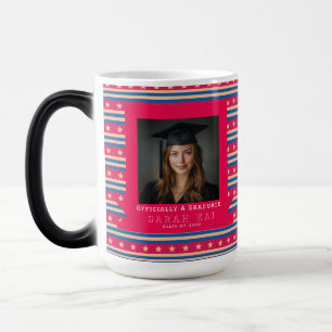 Taza Mágica Impresión de raya de moda Phd Grad