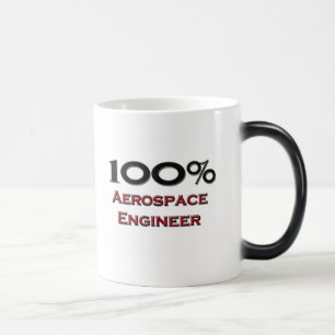 Taza Mágica Ingeniero aeroespacial del 100 por ciento