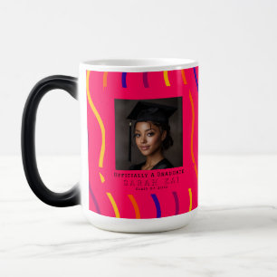 Taza Mágica Ingeniero Certificado con Impresión de Raya Hermos