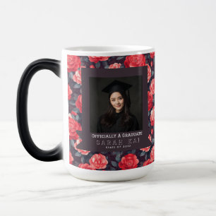 Taza Mágica Ingeniero Certificado Flor de Rosa Lindo