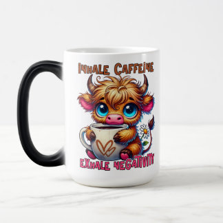 Taza Mágica Inhala Cafeína Exhala Negatividad
