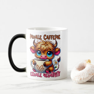 Taza Mágica Inhala Cafeína Exhala Negatividad