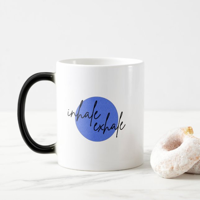 Taza Mágica Inhale exhale II (Con donut)