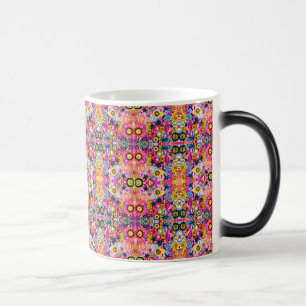 Taza Mágica Insectos de naturaleza abstracta colorida linda