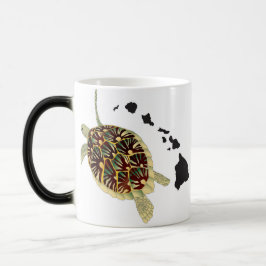 Taza Mágica Islas de Hawaii y tortuga de Hawaii