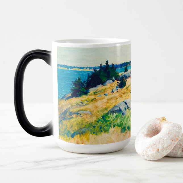 Taza Mágica Islas Maine por Newell Convers Wyeth (Con donut)
