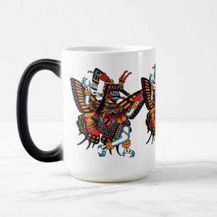 Taza Mágica Itzpapalotl - Diosa Mariposa de Obsidiana de las E
