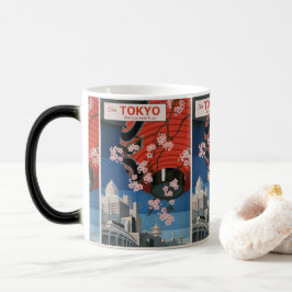 Taza Mágica Japón intemporal: Poster de viajes vintage
