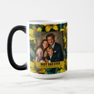 Taza Mágica Jardín de Amarilis Amarillo Papá Hija Único