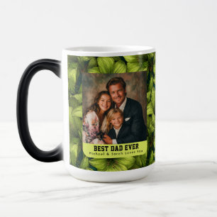 Taza Mágica Jardín de Amarilis Verde Gato Papá Familia