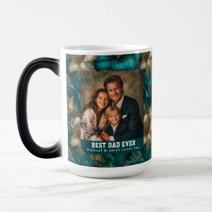 Taza Mágica Jardín de Amarilis Verde Nuevo Papá Viaje