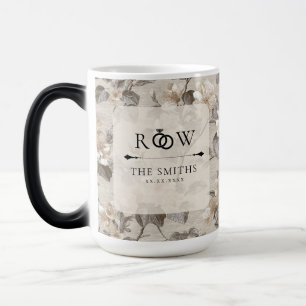 Taza Mágica Jardín de Gardenias Radiantes Boda Vintage
