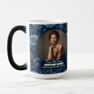 Taza Mágica Jardín de Margaritas Cumpleaños 21 Femenino