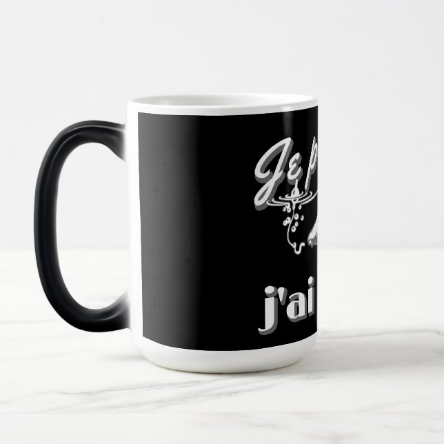 Taza Mágica Je peux pas j'ai pêche à la carpe (Izquierda)