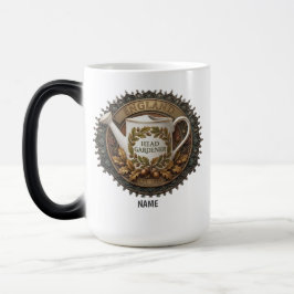 Taza Mágica Jefe de Jardinería | Reloj de Herencia Británica P