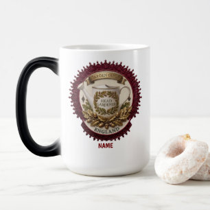 Taza Mágica Jefe de Jardinería Reloj de Herencia Británica P