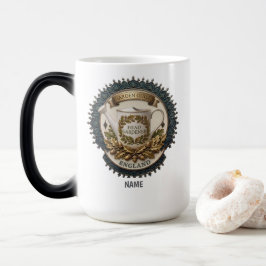 Taza Mágica Jefe de Jardinería | Reloj de Herencia Británica P