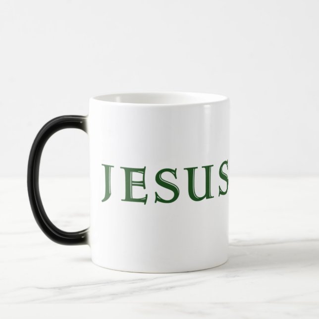Taza Mágica Jesús ahorra (Izquierda)