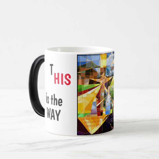 Taza Mágica Jesús es el camino (Anverso izquierdo)