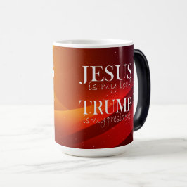 Taza Mágica Jesús es mi Señor Trump es mi presidente