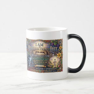 Taza Mágica Jesús proclama la resurrección y la vida en Betani