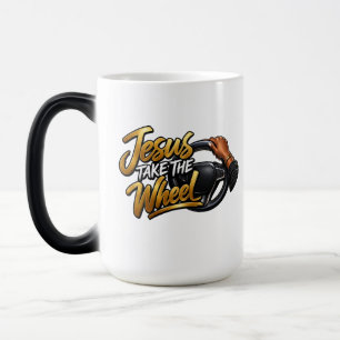 Taza Mágica Jesús toma el volante