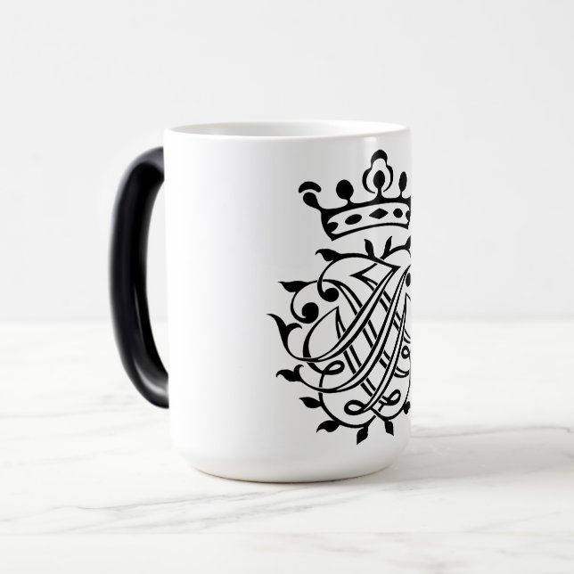 Taza Mágica Johann Sebastian Bach Seal Escudo Monograma Insign (Anverso izquierdo)
