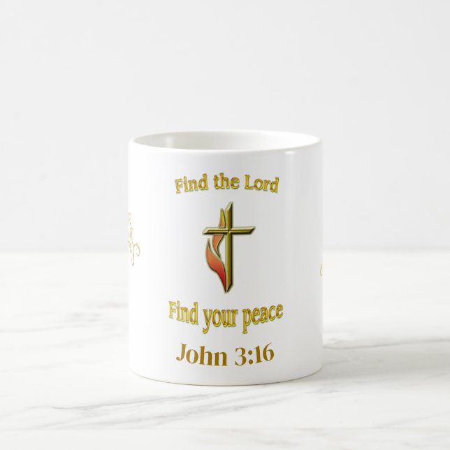 Taza Mágica Juan 3:16 (Centro)