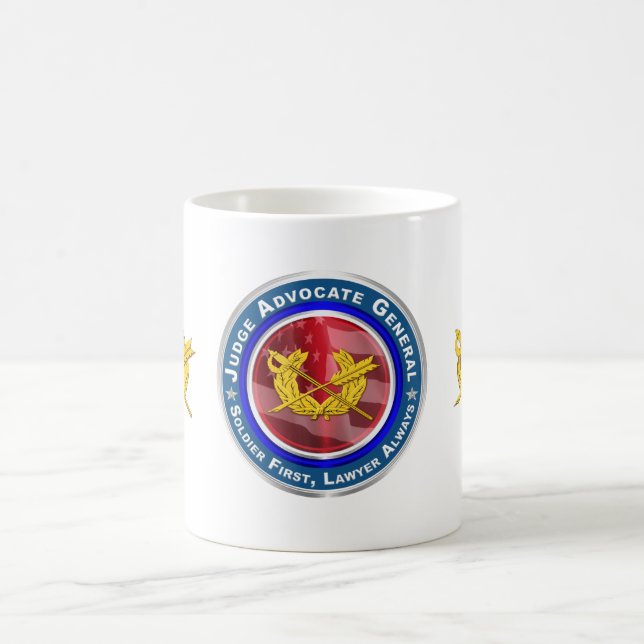Taza Mágica Juez del Ejército Abogado General JAG Corps (Centro)