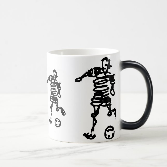 Taza Mágica Jugador de fútbol Morphing Mug (Derecha)
