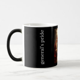 Taza Mágica Julio César negro y blanco