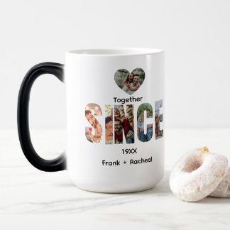 Taza Mágica Juntos Desde – Año Personalizado y Nombres de Pare