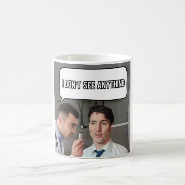 Taza Mágica Justin Trudeau Mug (Centro)