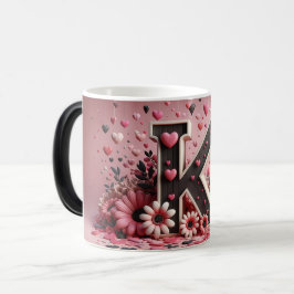 Taza Mágica K Valentine Alphabet 3D