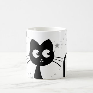 Taza Mágica Kitty Kuro White