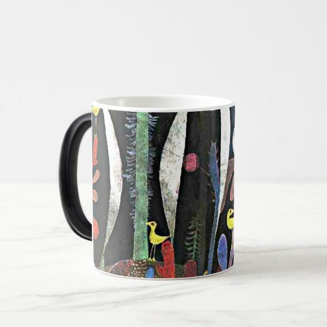Taza Mágica Klee - Paisaje con aves amarillas (Anverso izquierdo)
