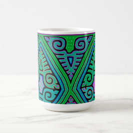 Taza Mágica Kuna Indian Diamond Mola