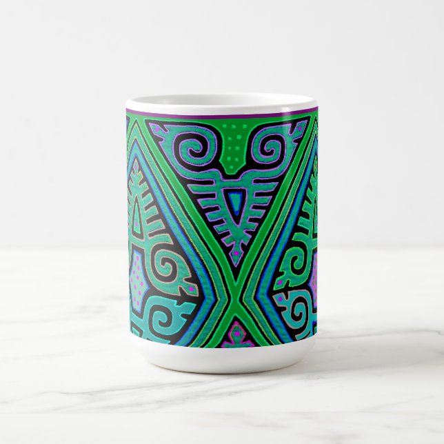 Taza Mágica Kuna Indian Diamond Mola (Centro)