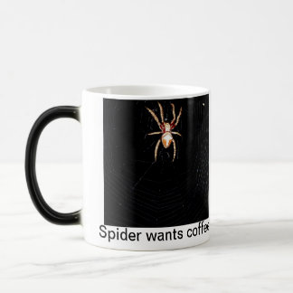 Taza Mágica La araña quiere el café