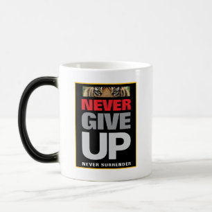 Taza Mágica La cita motivadora nunca se rinde
