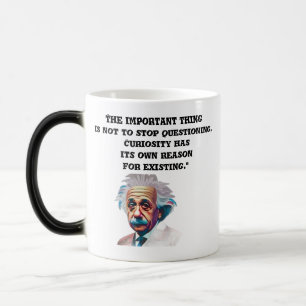 Taza Mágica La curiosa mente mug EinsteinCotesMug