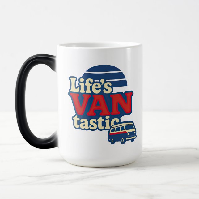 Taza Mágica La edición azul del VANtastic Red Cream de la vida (Izquierda)