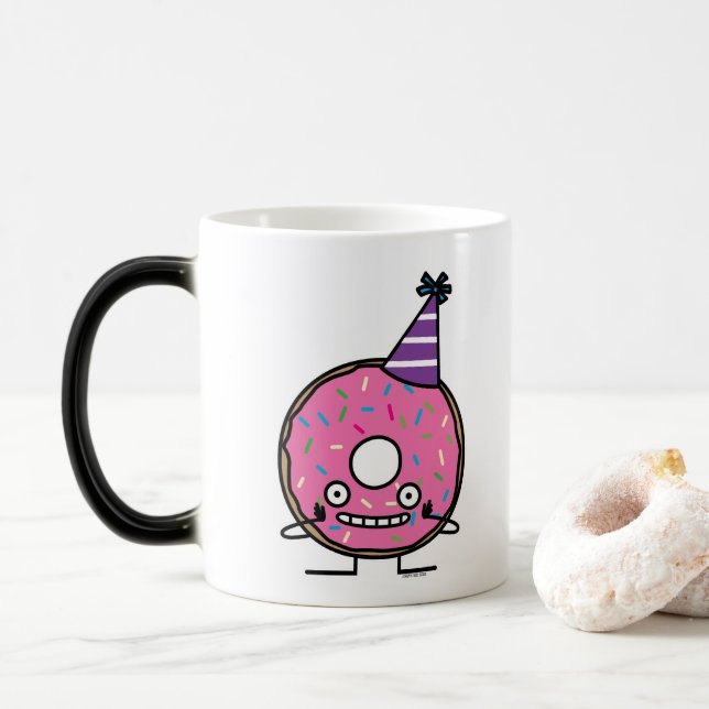 Taza Mágica La formación de hielo del rosa del buñuelo del (Con donut)