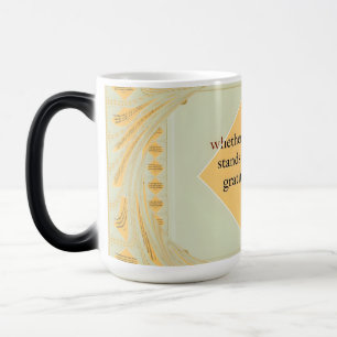 Taza Mágica La gratitud permanece: Cada ritmo de vida Gratitud