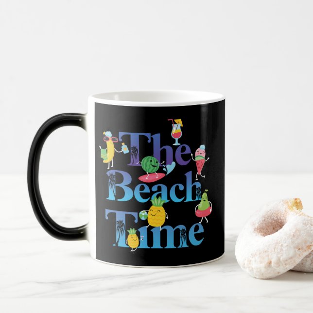 Taza Mágica La hora de la playa (Con donut)