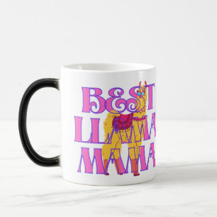Taza Mágica La mejor Llama Mamá de todas