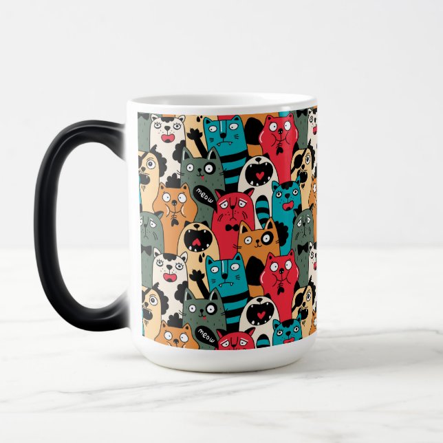 Taza Mágica La multitud de gatos (Izquierda)